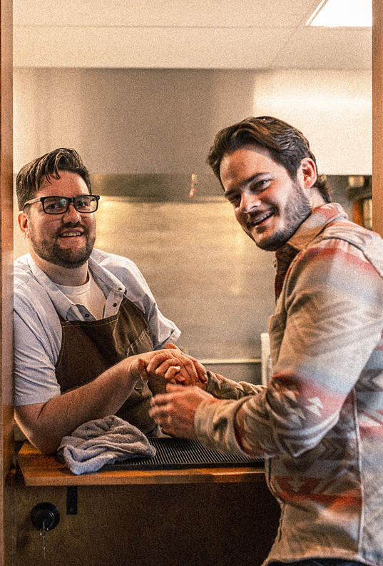 having fun with the chef